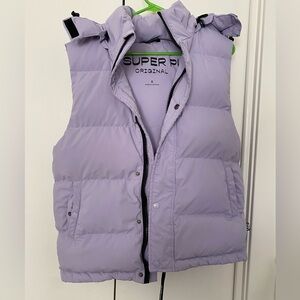 Aritzia Super Puff Vest Lilac CliMatte